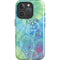 Liquid Blue Tie Dye Peace Heart iPhone 16 Pro Max Magsafe Impact Case